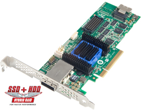 Raid Controller And Hba 6445 - SATA And Sas/ 512MB Md2 Low Profile/ 8-lane Pci-e/ Single