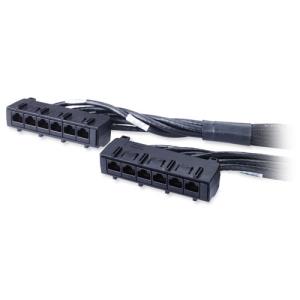 Data Distribution Cable - CAT6 - UTP - CMR - 6xRJ-45 - 4m - Black