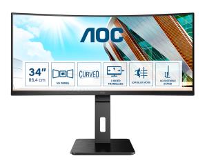 Curved Monitor - CU34P2A - 34in - 3440x1440 - 1ms 100hz