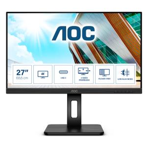 Desktop Monitor - U27P2CA - 27in - 3840x2160 (4K UHD) - Black - IPS 4ms