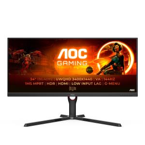 Gaming Monitor - U34G3XM/EU - 34in - 3440x1440 (WQHD) - 1ms 144Hz