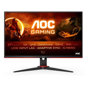 Gaming Monitor - Q27G2E/BK -27in -2560x1440 (QHD) - 1ms 155Hz