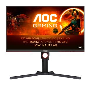 Gaming Monitor - U27G3X - 27in - 3840x2160 (4K UHD) - Black - IPS 1ms 160Hz