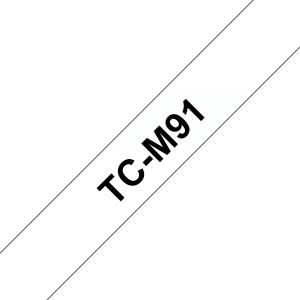 Tape 9mm Mat Black On Clear (tcm91)