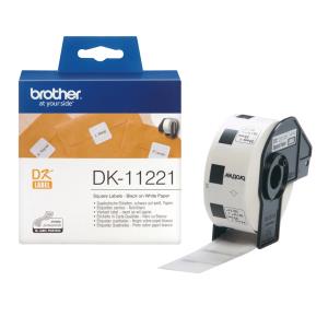 Square Paper Labels 23mm (dk11221)