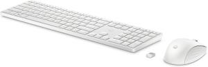 Wireless Keyboard and Mouse 655 Combo - White - Qwerty Int'l