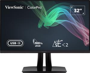 Desktop USB-C Monitor - VP3256-4K - 32in - 3840x2160 (4K UHD) - IPS 5ms 100% sRGB