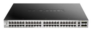 Switch Dgs-3130-54p/se Gigabit Stackable 48 X 10 / 100 / 10000base-t Poe Ports L3 With 2 X 10gbase-t Ports 370w Budget