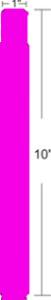 Z-band Fun Wriststrap 350 / Roll; Pink ; 25mm X 275mm