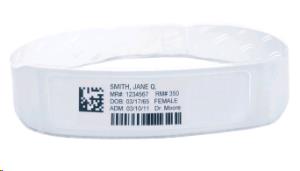 Z-band Fusion Label Paper 76 X 279.4mm Direct Thermal Wristband Adhessive