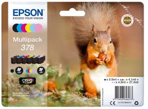 Ink Cartridge - 378 Squirrel - Black/ Yellow/ Cyan/ Magenta/ Light Magenta/ Light Cyan