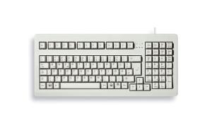 G80-1800 19in Compact Desktop Keyboard - Corded Ps/2 Or USB - Light Grey - Qwertzu German