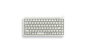 G84-4100 Compact Keys 86 Keyboard - Corded USB + Ps/2 - Light Gray - Qwerty UK