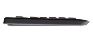 KC 1000 Flat Keyboard - Corded USB - Black - Qwerty UK
