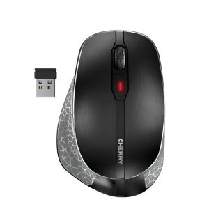 Wireless Mouse CHERRY MW 8C ERGO - 6 Button Wheel - Wireless/ Bluetooth - Black