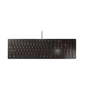 KC 6000 SLIM Keyboard - Corded USB - Black - Qwerty Nordic