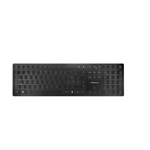 KW 9100 SLIM Rechargeable Keyboard - Wireless or Bluetooth - Black - Qwertzu Swiss