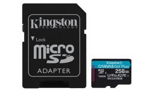 Micro Sdxc Card - Canvas Go Plus  - 256GB - Cl10 - Uhs-l U3 With Sd Adapter