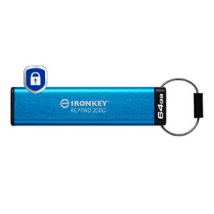 Ironkey Keypad 200c - 64GB USB Stick - USB 3.2 / USB-c - FIPS 140-3 Level 3 (pending) - Aes 256-bit Encrypted