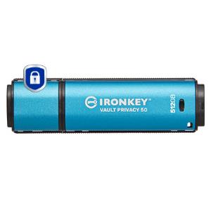 Ironkey Vault Privacy 50 - 512GB USB Stick - USB 3.2 - Aes 256-bit Encrypted