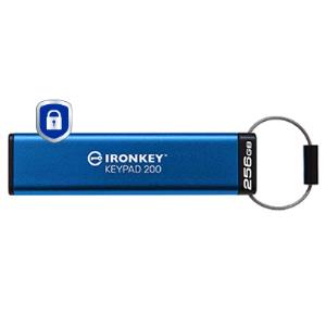 Ironkey Keypad 200 - 256GB USB Stick - USB 3.2 - FIPS 140-3 Level 3 (pending) With Aes 256-bit Encrypted