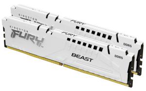 32GB Ddr5 6400mt/s Cl32 DIMM Kit Of 2 Fury Beast White Expo