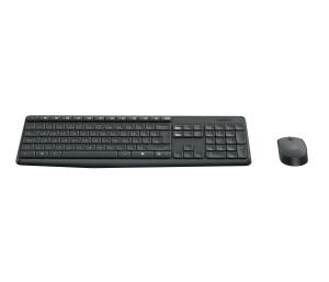 Mk235 Wireless Keyboard / Mouse Grey Qwertzu Swiss