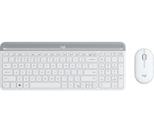 Slim Wireless Keyboard And Mouse Combo Mk470 - Offwhite - Qwerty Us/int'l