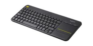 Wireless Touch Keyboard K400 Plus - Black - Pan Nordic