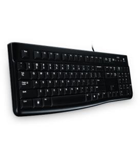 Keyboard K120 For Business USB Black Qwerty Ukrainian