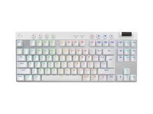 G Pro X TKL Lightspeed Gaming Keyboard - Bluetooth - White US International - Qwerty - Tactile
