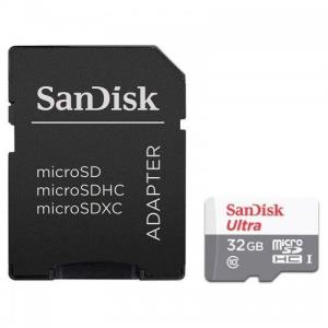 SanDisk 32GB Ultra micro SDHC + SD Adapter (SDSQUNR-032G-GN3MA)