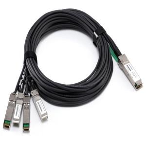 Networking Cable - 40gbe (qsfp+) To 4 X 10gbe Sfp+ Passive Copper Breakout Cable - 3m Customer Install