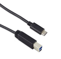 USB-c To USB-b 3.1 Gen2 10gbps (1m Cable 3a) Black