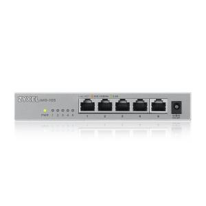 Xmg105 - 5ports 2.5g Unmanaged Switch With 10g Uplink