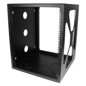 Wall Mount Side Mount Open Frame Rack Cabinet - 12u 19in