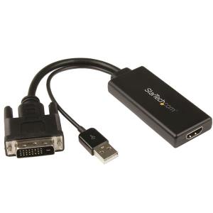 DVI To Hdmi Adapter USB Audio Power-DVI To Hdmi Converter