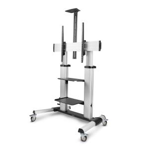 Rolling Tv Cart Portable Mount - Up To 100in/100kg Mobile Troll