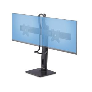 Crossbar Dual Monitor Stand - Double 27inch Screens Vesa Mount