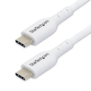 USB-c Charging Cable, Charge & Sync, 60w (3a) Pd, USB 2.0 Laptop Charger Cable - White USB C Charging Cord 1m