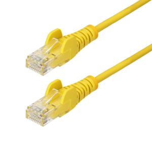 Patch Cable - CAT6 - Utp - Snagless - 50cm - Yellow Slim