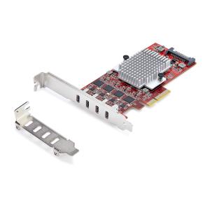 USB Controllers Pci-e Expansion Card - 4-port USB Type-c Pcie Card, USB 3.2 10gbps USB-c - 4x Independent