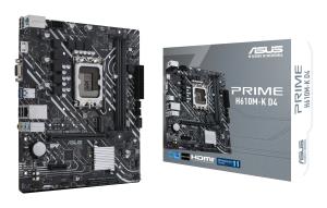 Motherboard PRIME H610M-K D4 / LGA1700 H610 DDR4 64GB mATX
