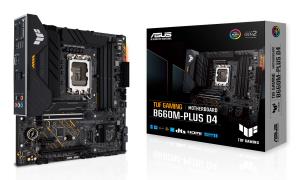 Motherboard TUF GAMING B660M-PLUS D4 / LGA1700 B660 DDR4 128GB mATX