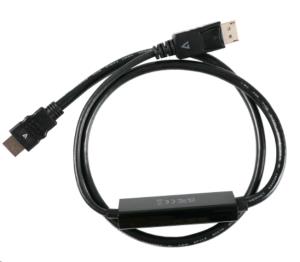 Cable DisplayPort 1.4 To Hdmi (4k/60hz) 1m/ Black