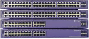 Summit X450-G2 24 10/100/1000BASE-T POE+, 4 10GBASE-X unpopulated SFP+, two 21GB stacking ports), 2 unpopulated power supply slots
