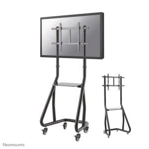 Mobile Flat Screen Floor Stand Trolley Height 152-169 Cm