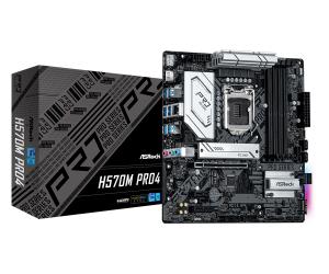 Motherboard H570m Pro4 LGA1200 Intel H570 4 X Ddr4 USB 3.2 SATA 3 7.1ch Hd Audio MATX