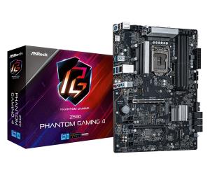 Motherboard Z590 Phantom Gaming 4 LGA1200 Intel Z590 4 X Ddr4 USB 3.2 SATA 3 7.1ch Hd Audio ATX