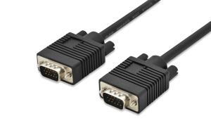 VGA Monitor connection cable, HD15 M/M, 3m 3Coax/7C, 2xferrite black